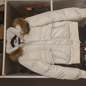 Mackage cream~off white bomber jacket